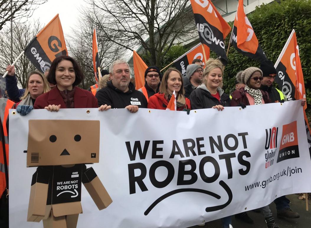 Amazon workers begin first ever UK strike ballot GMB Union